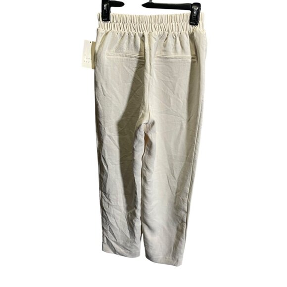 A New Day XS Polyester Blend White Pull-On Pants career flowy - Picture 5 of 5